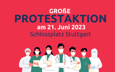 Save the Date: Ärzteprotest auf dem Stuttgarter Schlossplatz