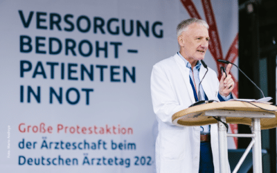 Deutscher Ärztetag: MEDI und weitere Ärzteverbände warnten bei Protestaktion vor Zusammenbruch der medizinischen Versorgung